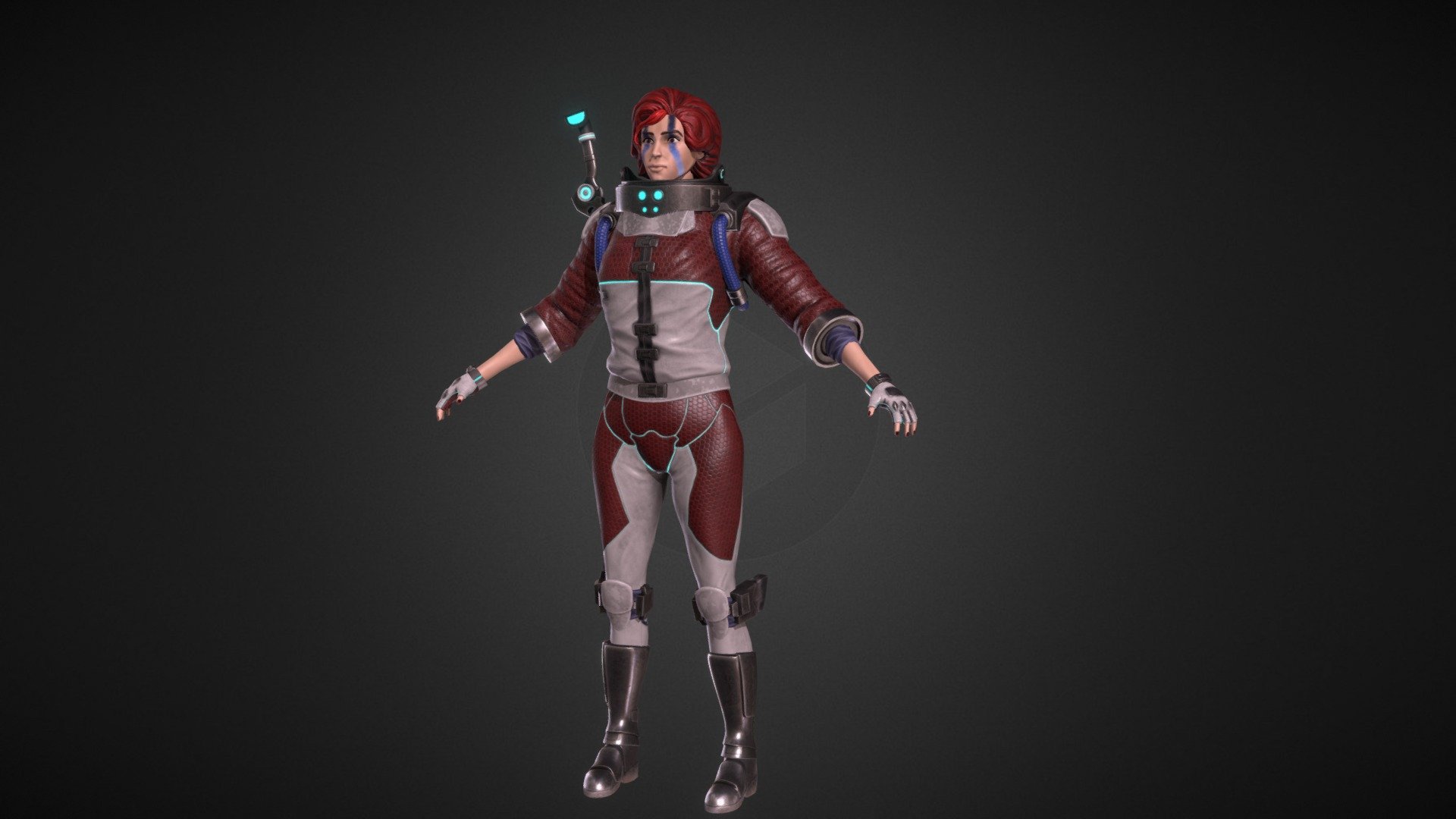 Character Sifi - 3D model by valeriandenis [ce34b19] - Sketchfab