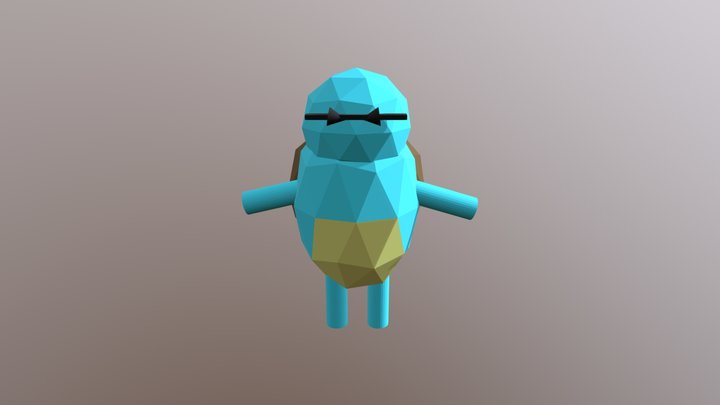 7 - Squirtle 3D Model