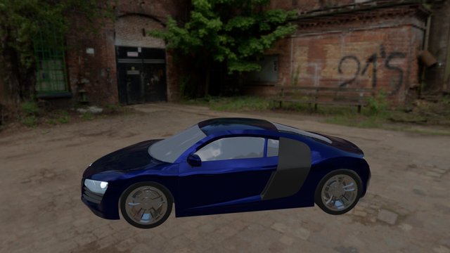 Audi R8 3D Model