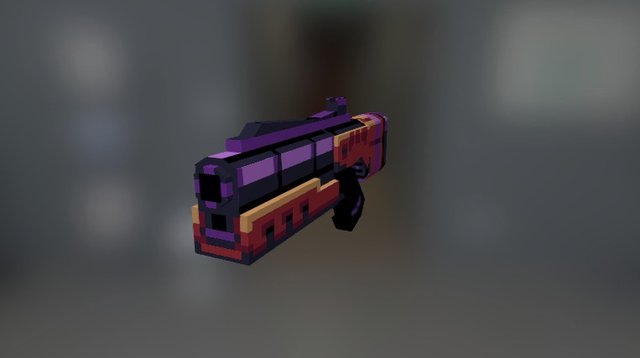 Outworld rifle V2 3D Model