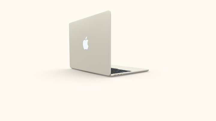 Apple MacBook Air 13-inch 3D Model