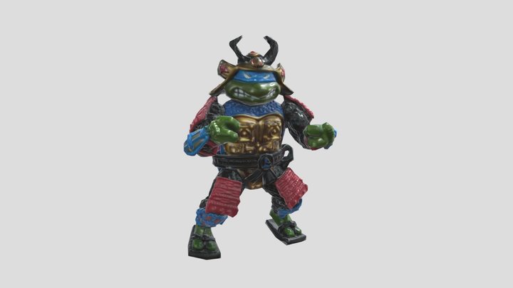 Leo - The Sewar Samurai - Low Poly 3D Model