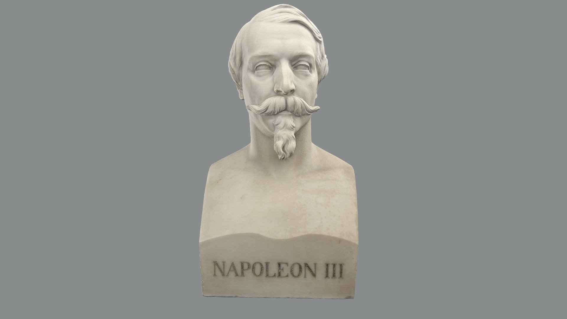 Portrait sculpté de Napoléon III - 3D model by archeonationale [ce373b4 ...
