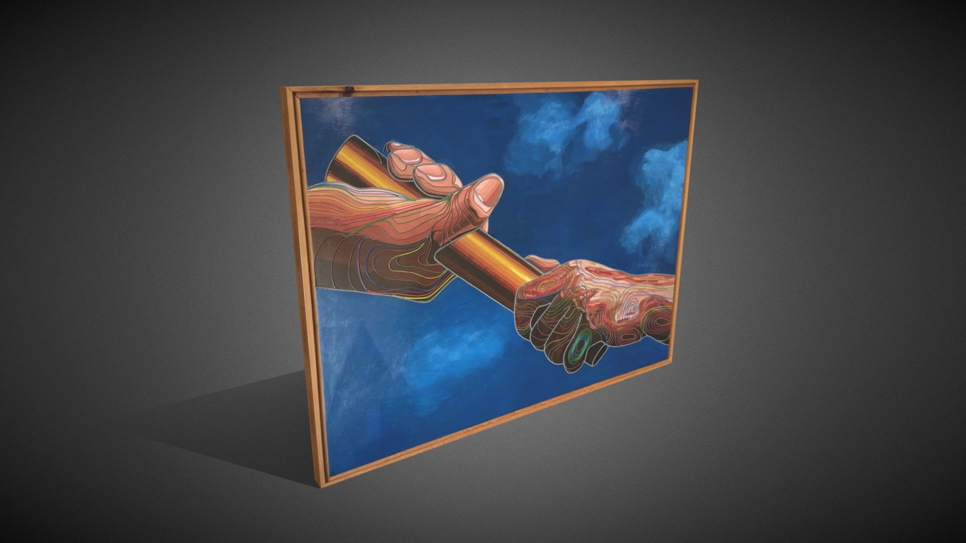 Picture frame - hand to hand - Buy Royalty Free 3D model by KimtueKP ...