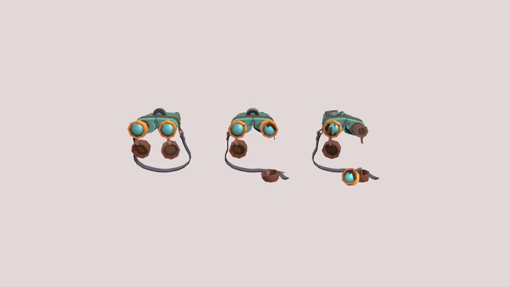 binocular 3D Model