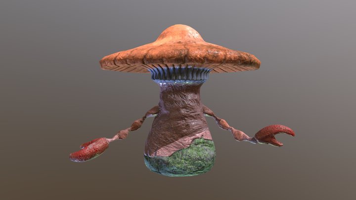 Fungus Creature 3D Model