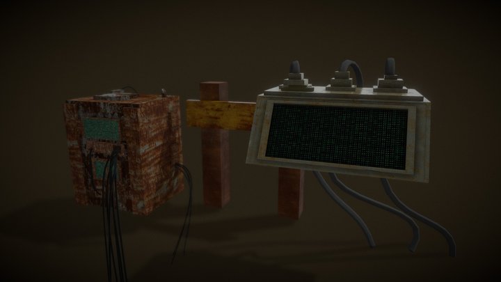 Buckshot Roulette Screens, Systems, Devices 3D Model