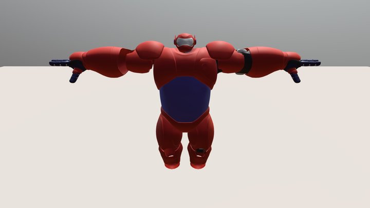 Armored Baymax 3D Model