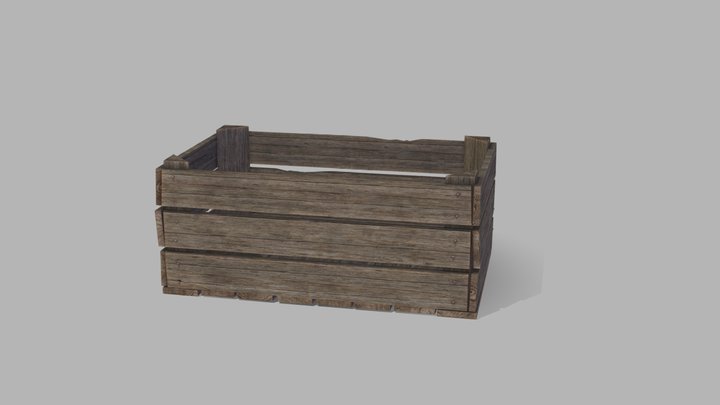 Wooden_Crate_01 3D Model