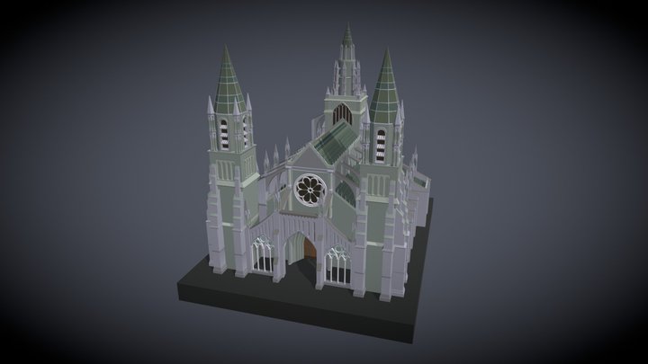 XYZ [КУРСОВОЙ АССЕТ] Драфт 3D Model