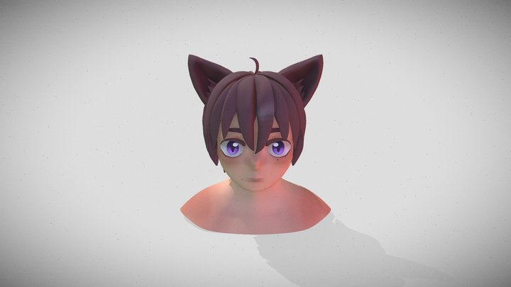 Character Bust 3D Model