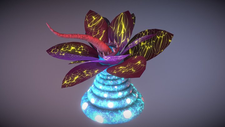 Tongue Twister plant 3D Model