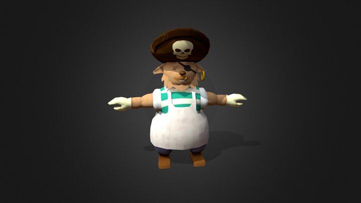 pirate creature 3D Model