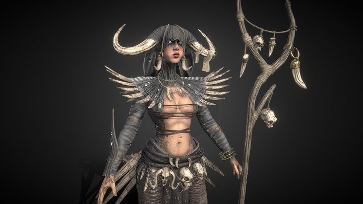 Shakal The Half Formed 3D Model