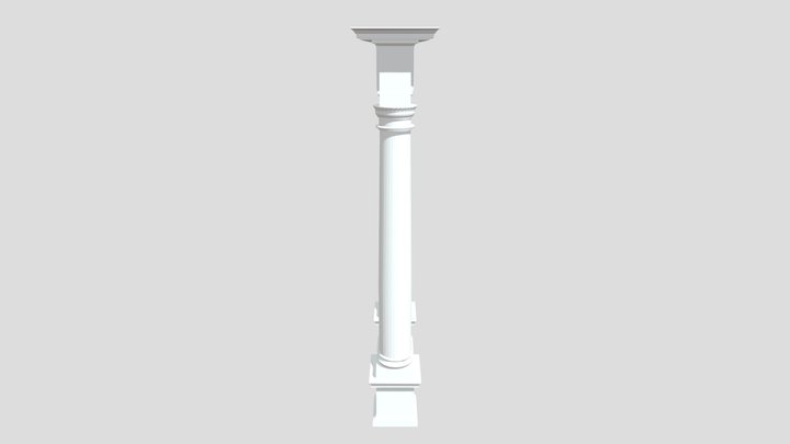 Simple Doric order 3D Model