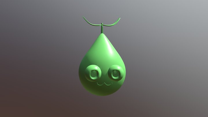 Leaf Slime 3D Model