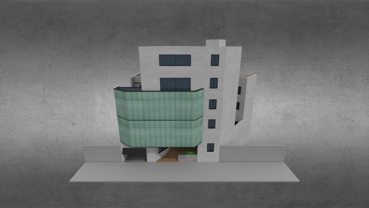 OLD model OumouInformatique building 3D Model