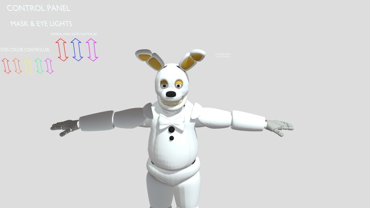 Yellow Rabbit_fixed_MOVIE_COSTUME 3D Model