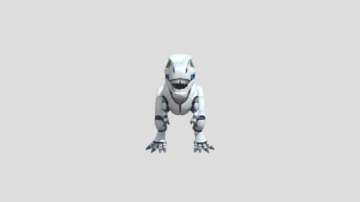 Mecha T-Rex 3D Model