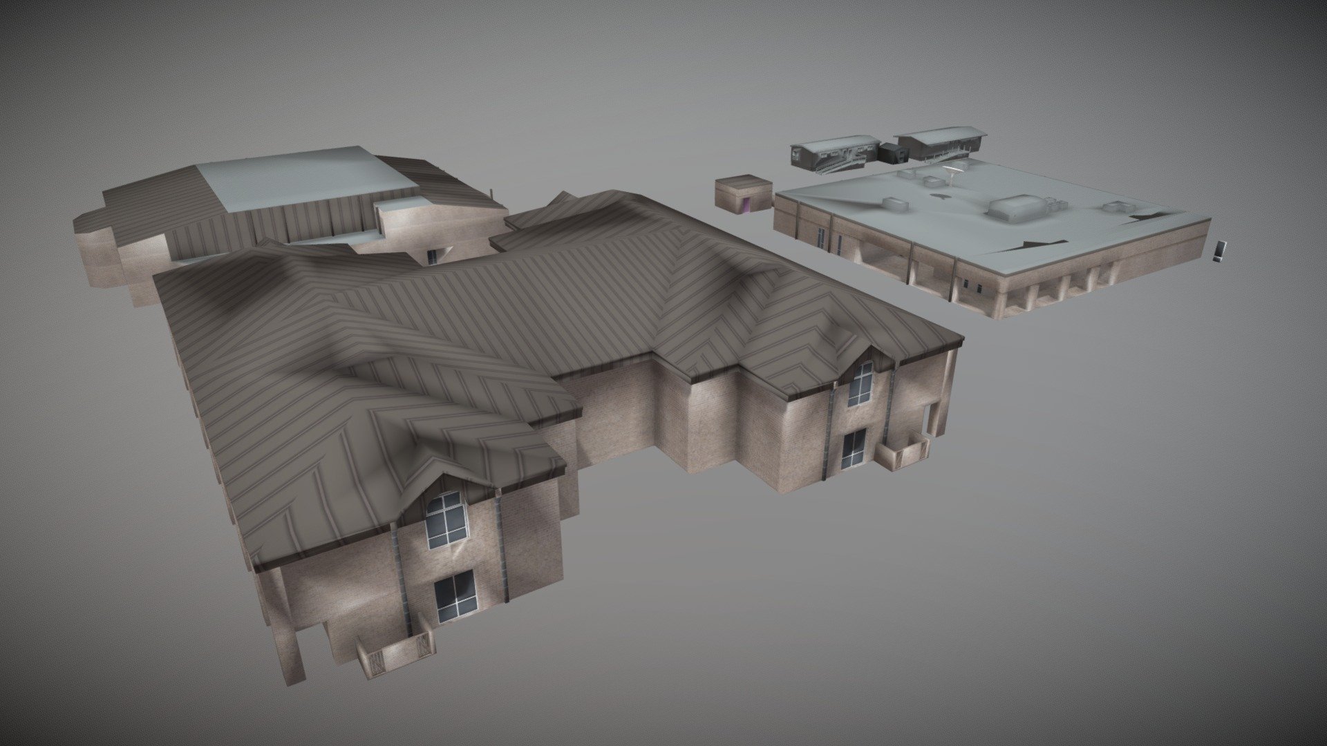 Building Scene - 3D model by Jason Goodwin (@teacher) [ce40597] - Sketchfab