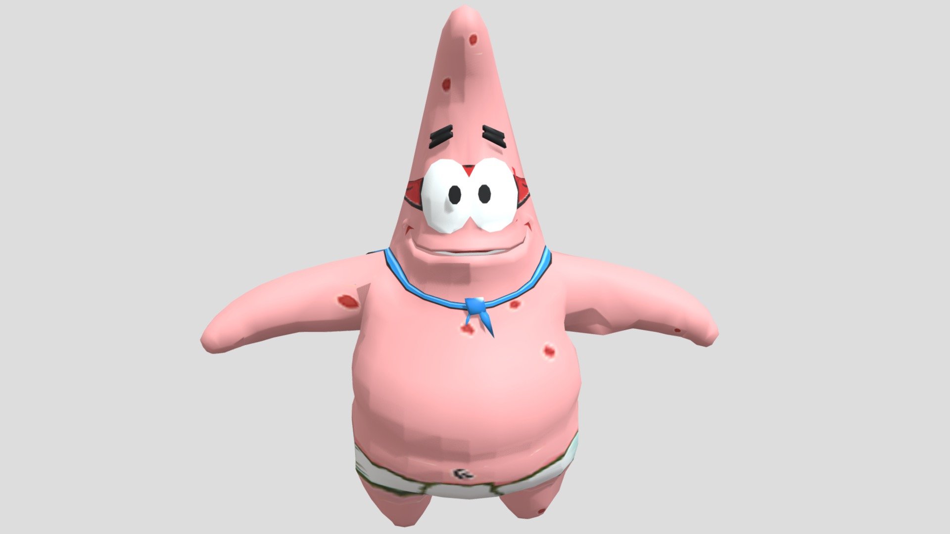 Wii -Patrick Star Fish Man - 3D model by Sajin Mickey Firey fan 1342 ...