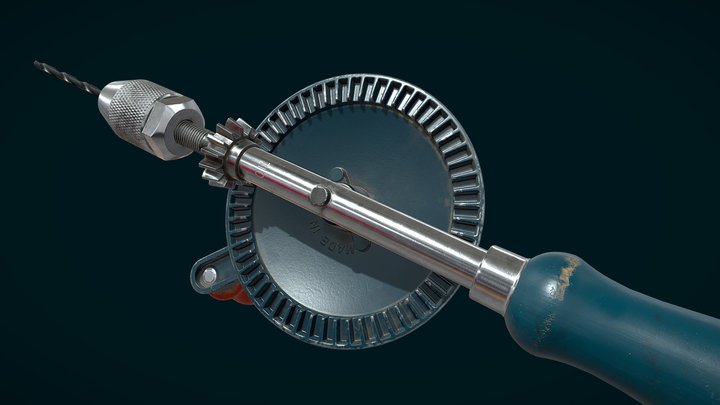 My Dad's Drill 3D Model