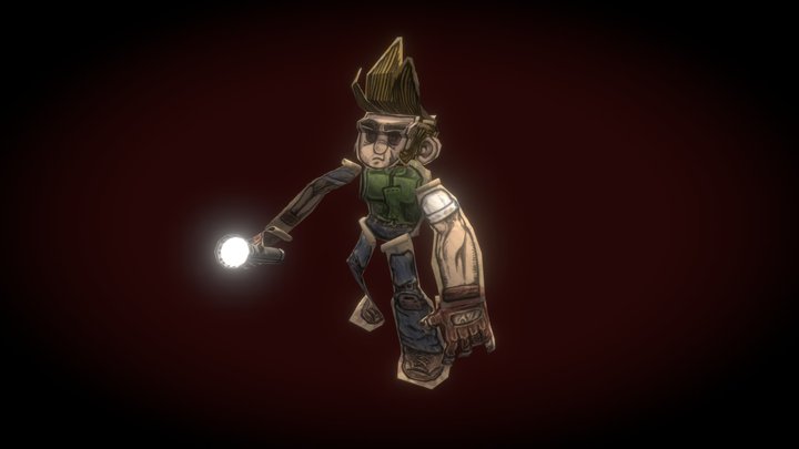 Paper Cut Mansion_Toby 3D Model