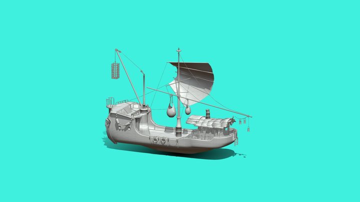 Ship mesh 3D Model