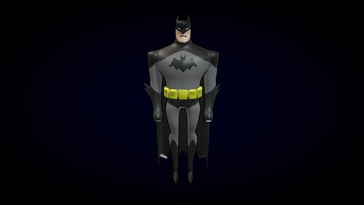 BATMAN COMIC 3D Model