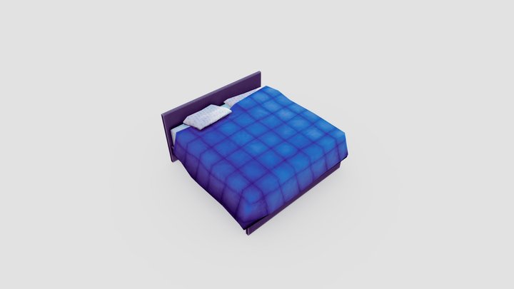 Bed - Household Props Challenge – Free 3D Model STL