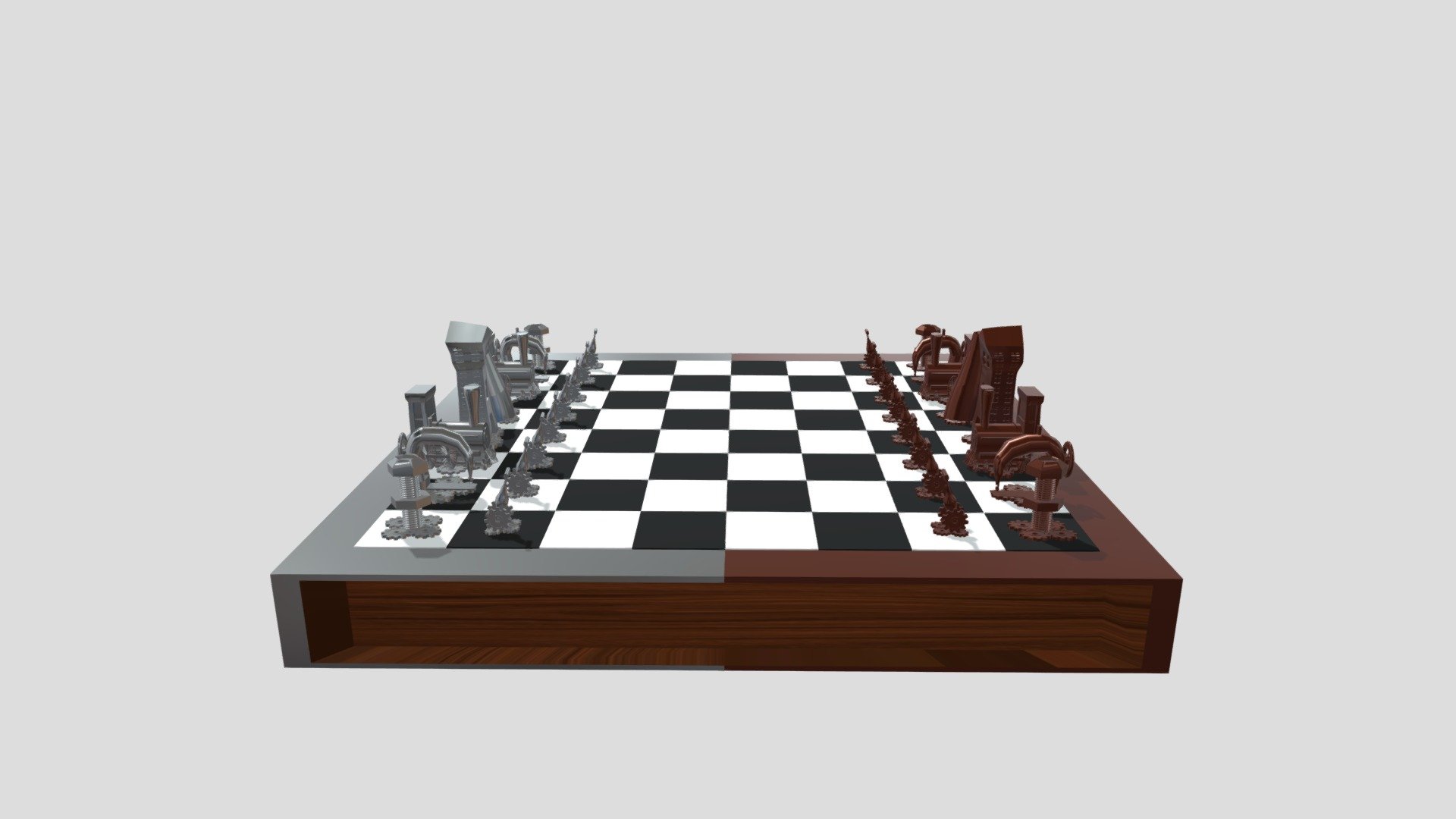 Industrial Revolution Chess Set