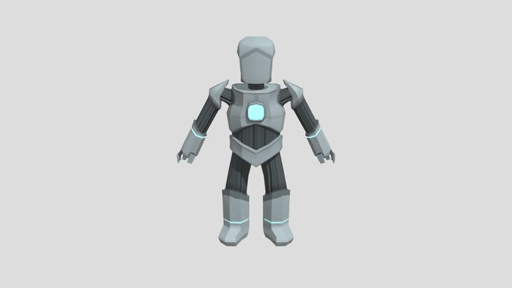 SciFi 3D Robot Model 3D Model