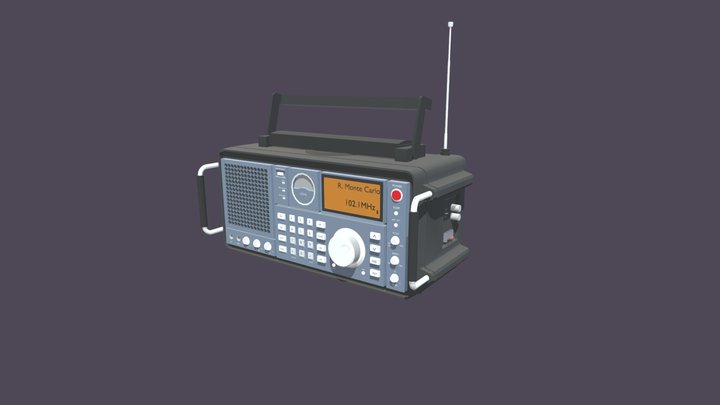 Shortwave_radio_final 3D Model