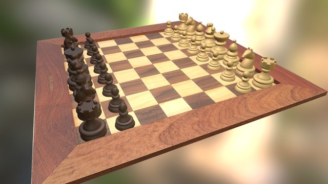 Chessboard 3D models - Sketchfab