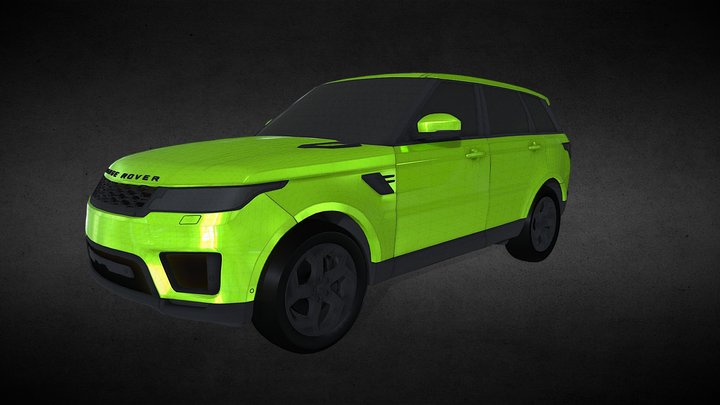 2022_Land_Rover_Range_Rover_Sport_HSE_3D_model 3D Model
