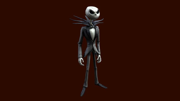 Jack Skellington A nightmare before christmas 3D Model
