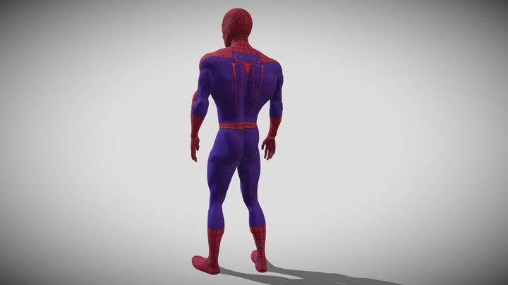 The Amazing Spiderman_Rigged 3D Model