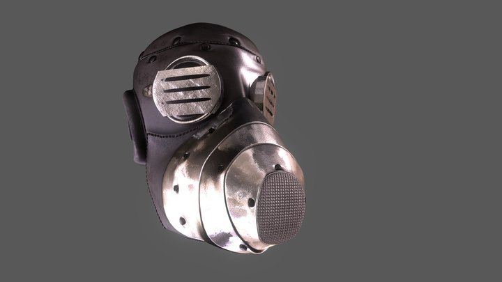 Sid Wilson - The Gray Chapter Mask 3d Model 3D Model