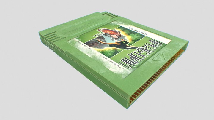 Gameboy Cartridge 3D Model