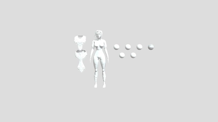 Monazzteca 3D Model