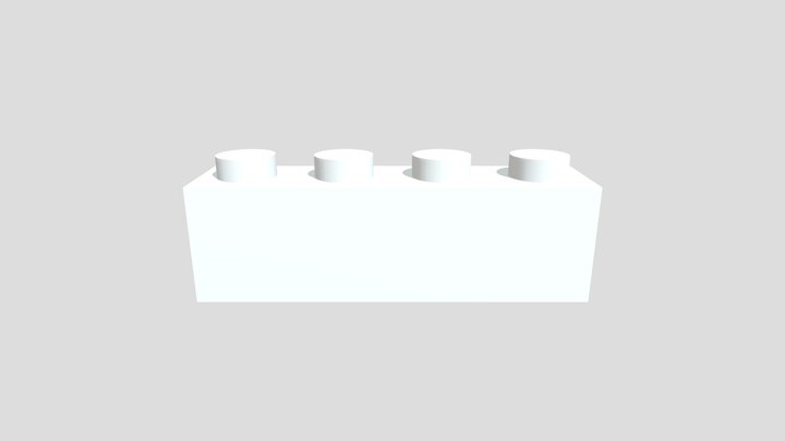 LEGO Bricks 1x4 3D Model