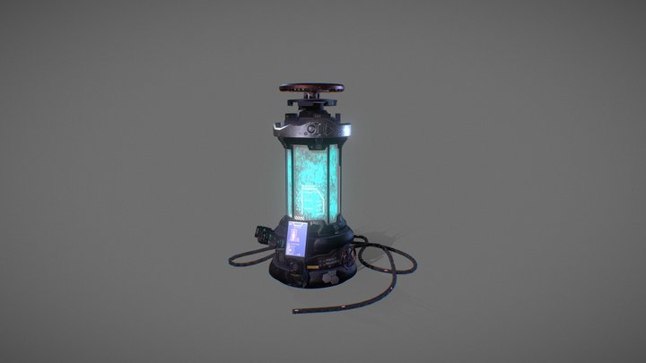 Sci-fi Tank 3D Model