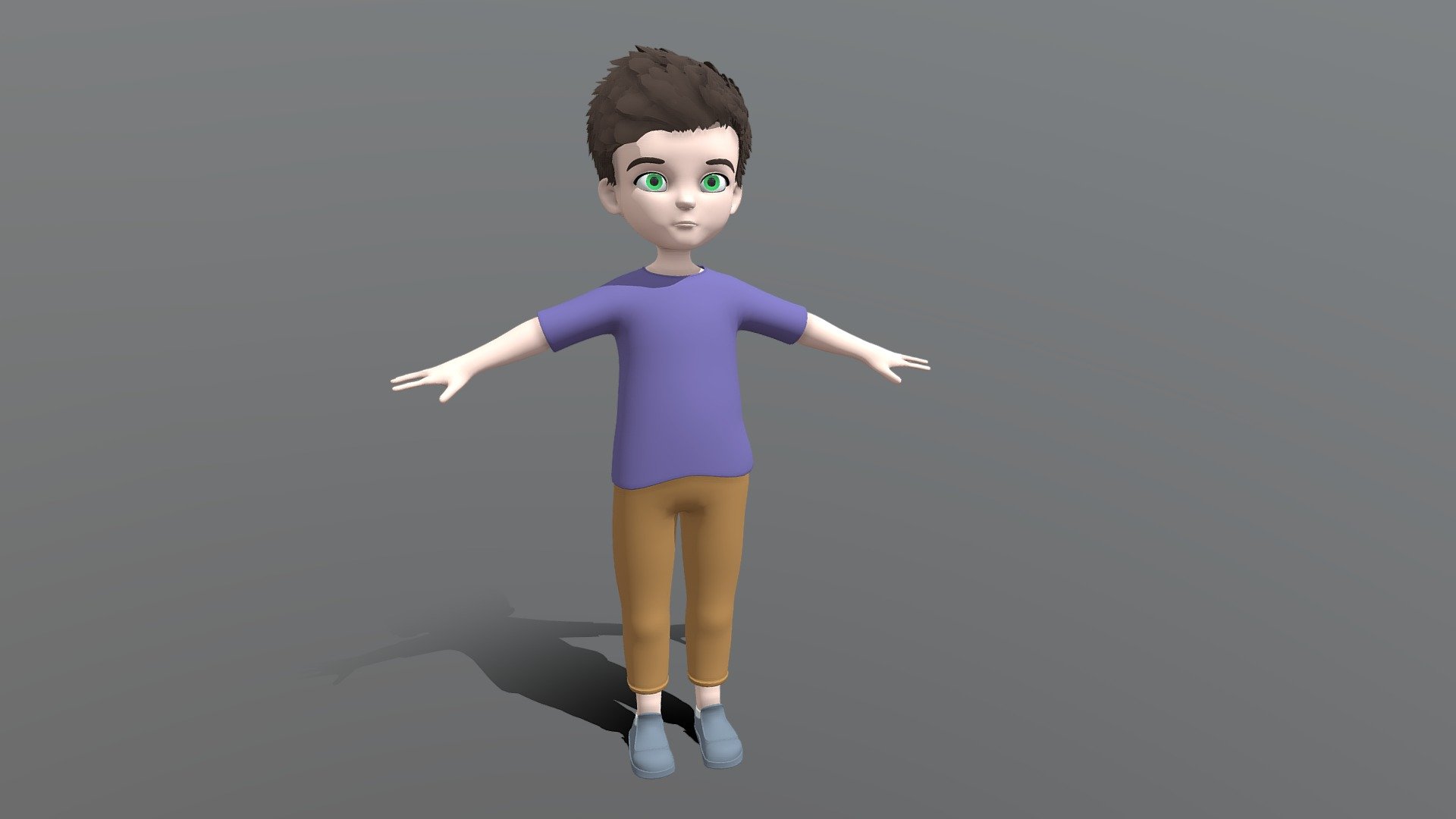 Boy Character - 3D model by Piotr Brzostynski (@pbrzost) [ce48882 ...