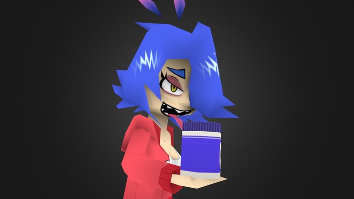 Skarpne 64 (Low-Poly fan art) 3D Model