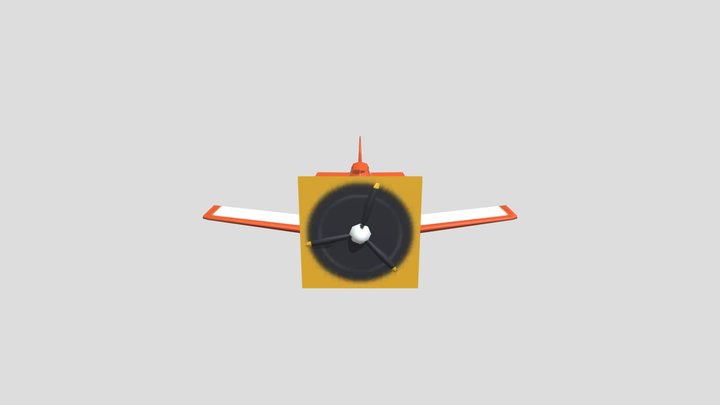 3DS - Disneys Planes - Dusty Crophopper 3D Model