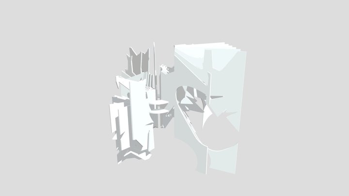 Radial Waffle 3D Model