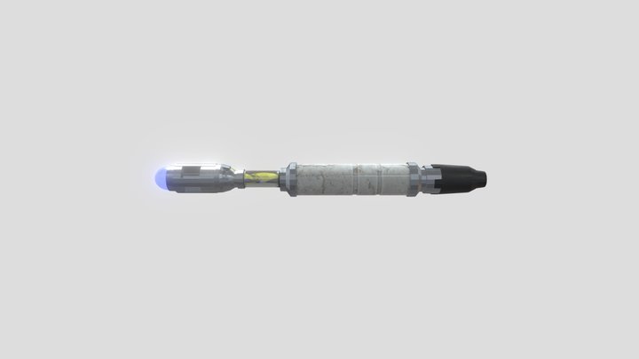 Sonic Screwdriver 3D Model