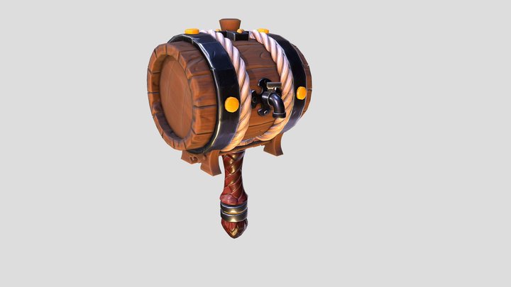 Warhammer Keg 3D Model