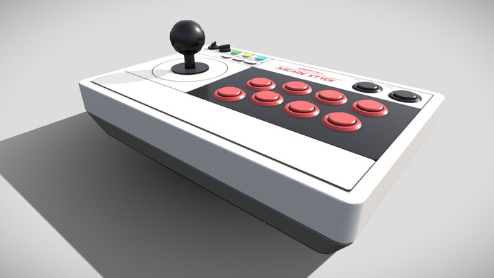 Arcade Stick 8Bitdo 3D Model