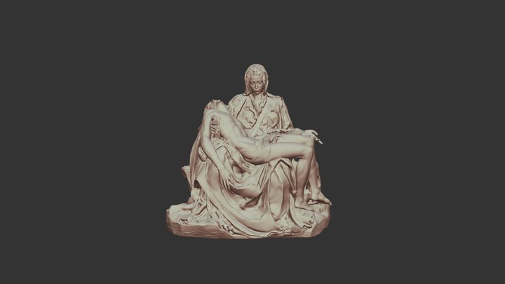 Pietà (Michelangelo) 3D Model